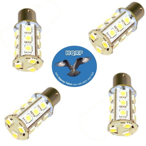 HQRP BA15s 18 LEDs Cool White Bulb for #1141#1156 Casita RV Interior/Porch replacement 6000-7000K 10-30V DC 3W 250 Lumen plus HQRP Sun Meter HQRP BA15s 18 LEDs Cool White Bulb for #1141#1156 Casita RV Interior/Porch replacement 6000-7000K 10-30V DC 3W 250 Lumen plus HQRP Sun Meter